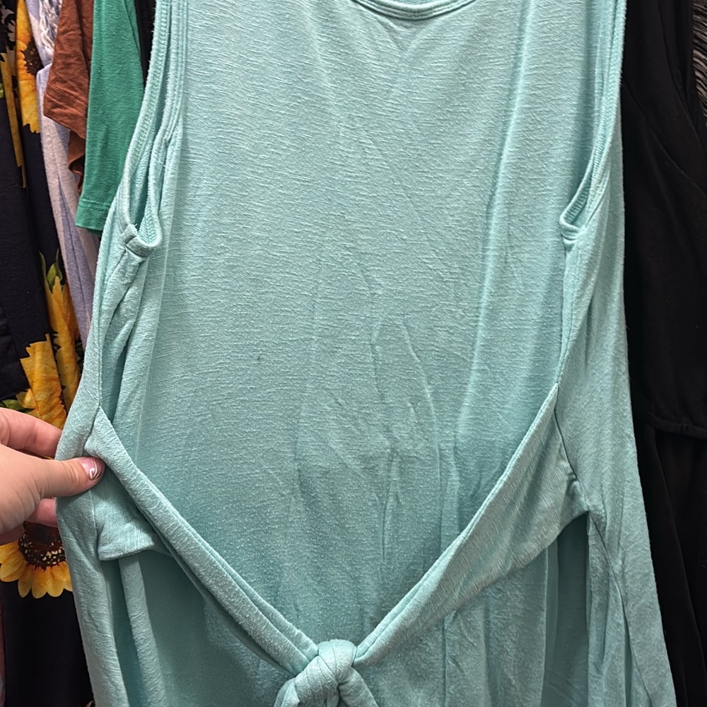 Latched mama French terry tank